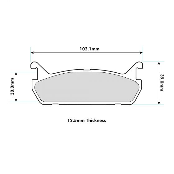 Mazda MX5 (NA) 1.6 115HP (1990-1993) Rear Pads 1180 ProTrack