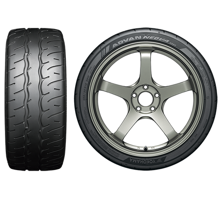 Yokohama ADVAN NEOVA AD09 tyre — front and side views