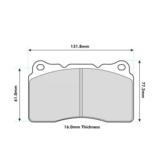 ALFA Giulietta with Brembo Front Performance Brake Pads 8017 ProTrack