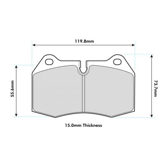 Honda Integra DC5 Front Performance Brake Pads 8071 ProTrack