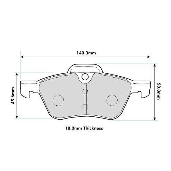 MINI R53 Front Performance Brake Pads 8138 ProTrack