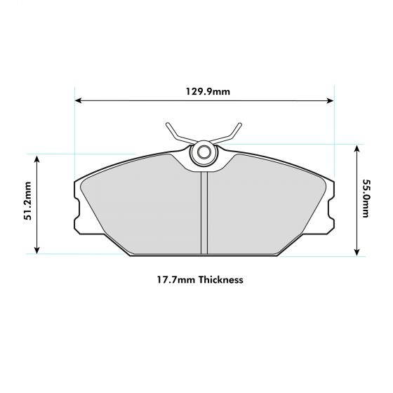 Renault Clio 172/182 Front Performance Brake Pads 8193 ProTrack
