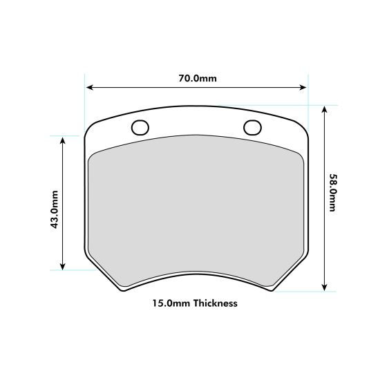 Leon TCR DSG Rear Performance Brake Pad 0820 ProRace