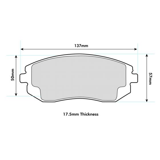 SUBARU BRZ Front PBS Performance Brake Pads 8222 ProTrack