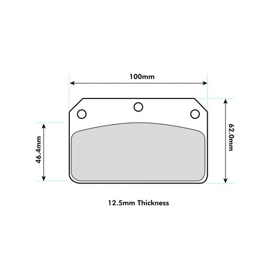 Willwood  Pads To Fit Wilwood Dynalite Centre  Pin Calipers 8286PR ProRace
