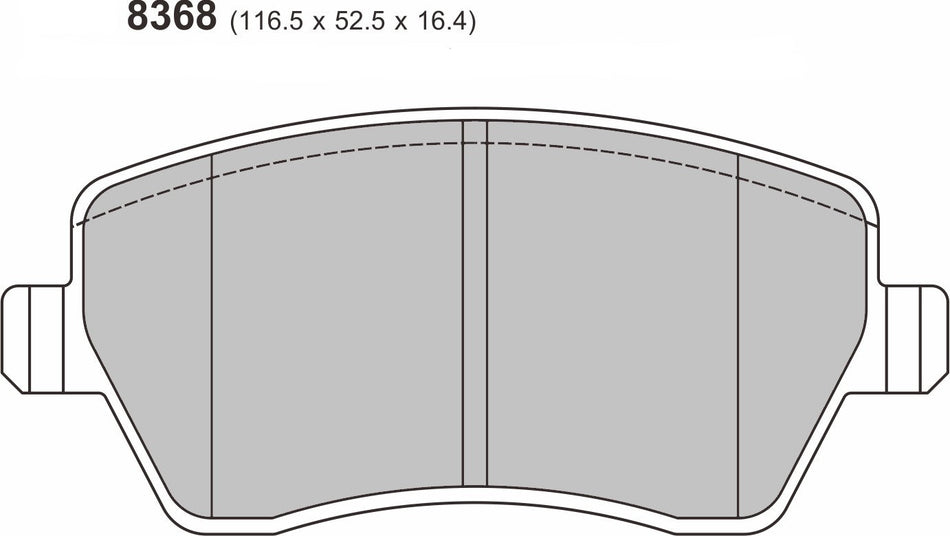 Suzuki Swift III 1.6 Performance Brake Pads 8368 ProTrack