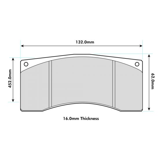 Alcon & Brembo Various Calipers Performance Brake Pad 8392 ProTrack