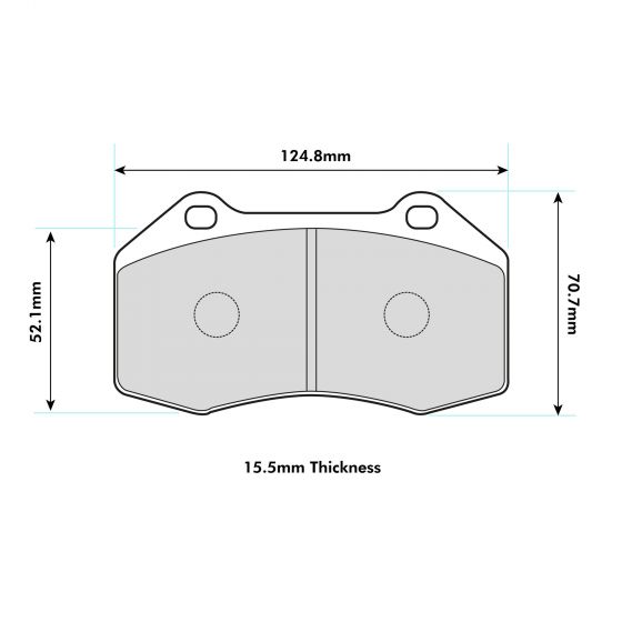 RENAULT-ALPINE A110 II Front Performance Brake Pads Brembo Caliper 8541 ProTrack