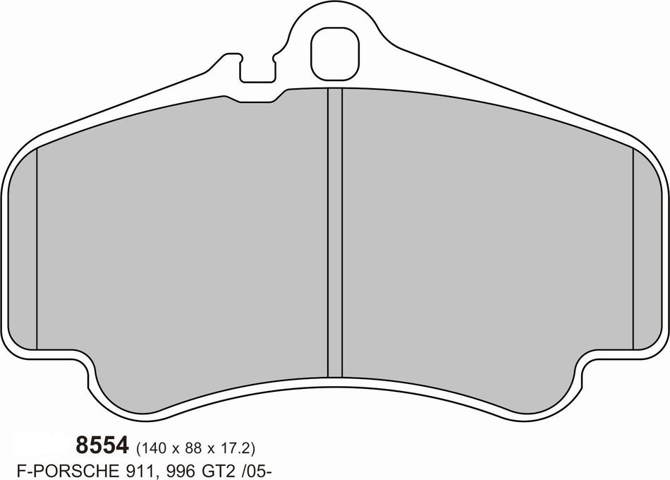Porsche 911 (997) 3.8 CARRERA S/4/4S/GTS  08-12 FRONT Performance Brake Pads ProRace