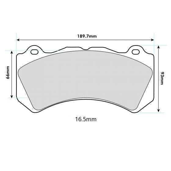 MERCEDES CLS AMG (C219)  Front Performance Brake Pads 8571 16.5mm ProTrack