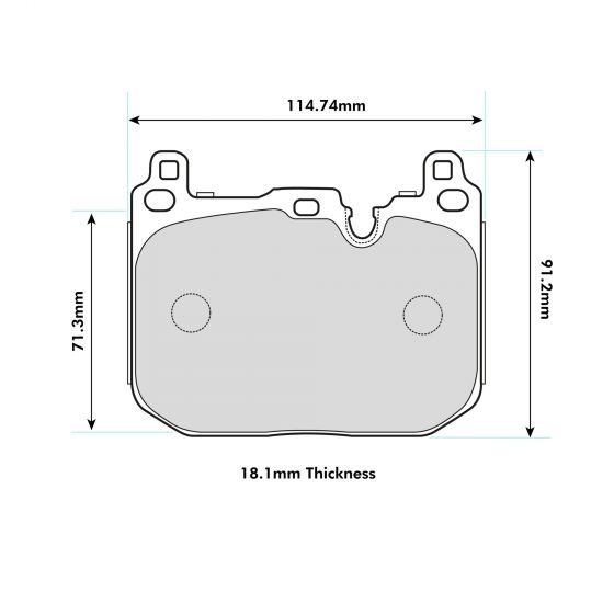 BMW M2 Front Performance Brake Pads 8685 ProTrack