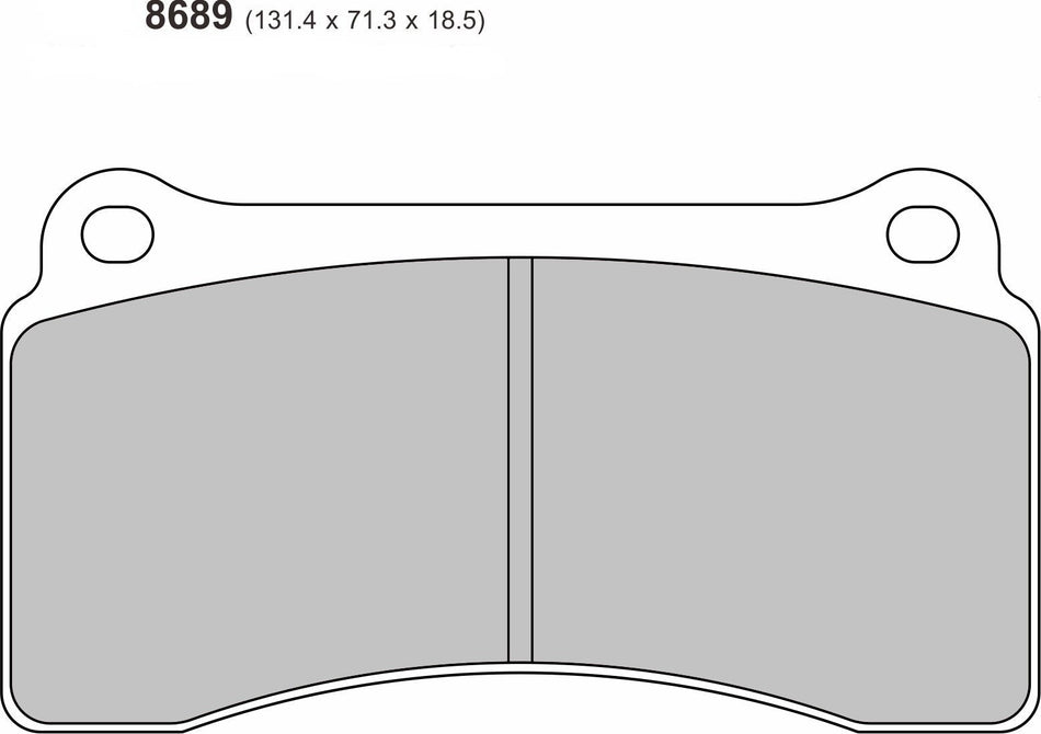 LAMBORGHINI Diablo / Diablo Roadster Rear Performance Brake Pads  8689 ProRace