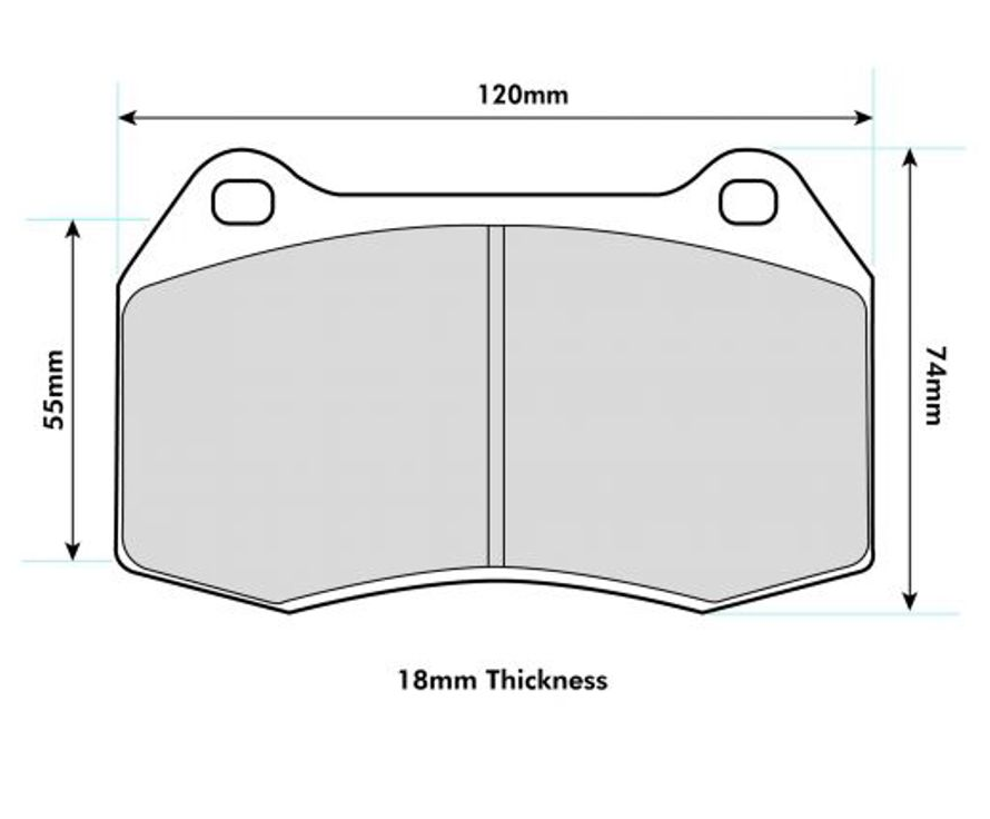 FIAT Coupe 2.0 16V Turbo Performance brake pads 0904PR ProRace