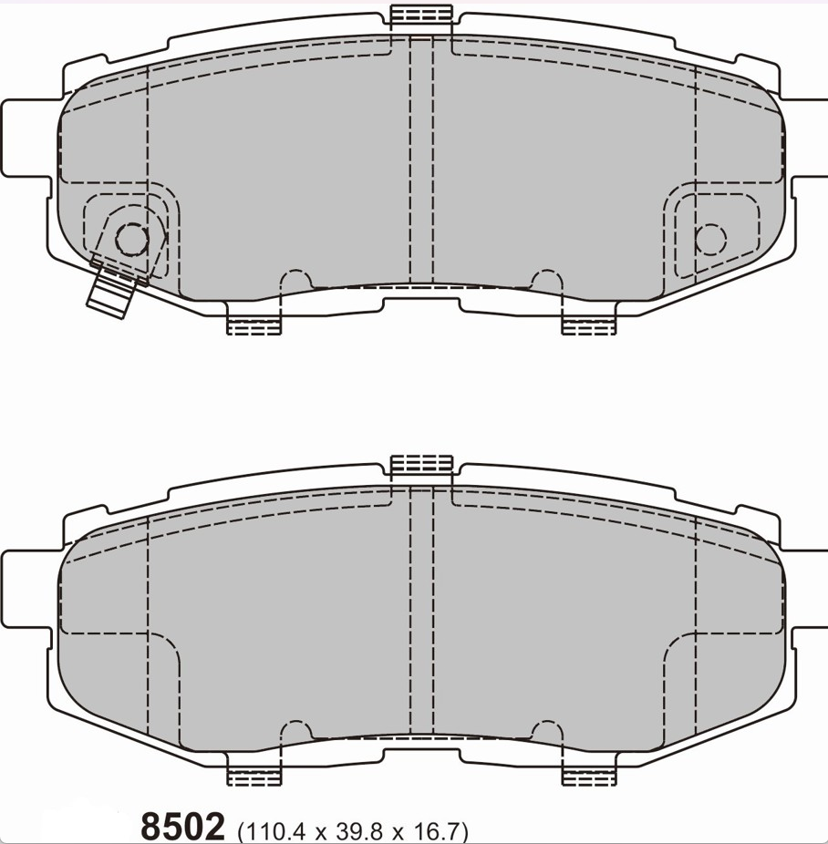 Toyota FT86 Rear Performance Brake Pads 8502 ProTrack