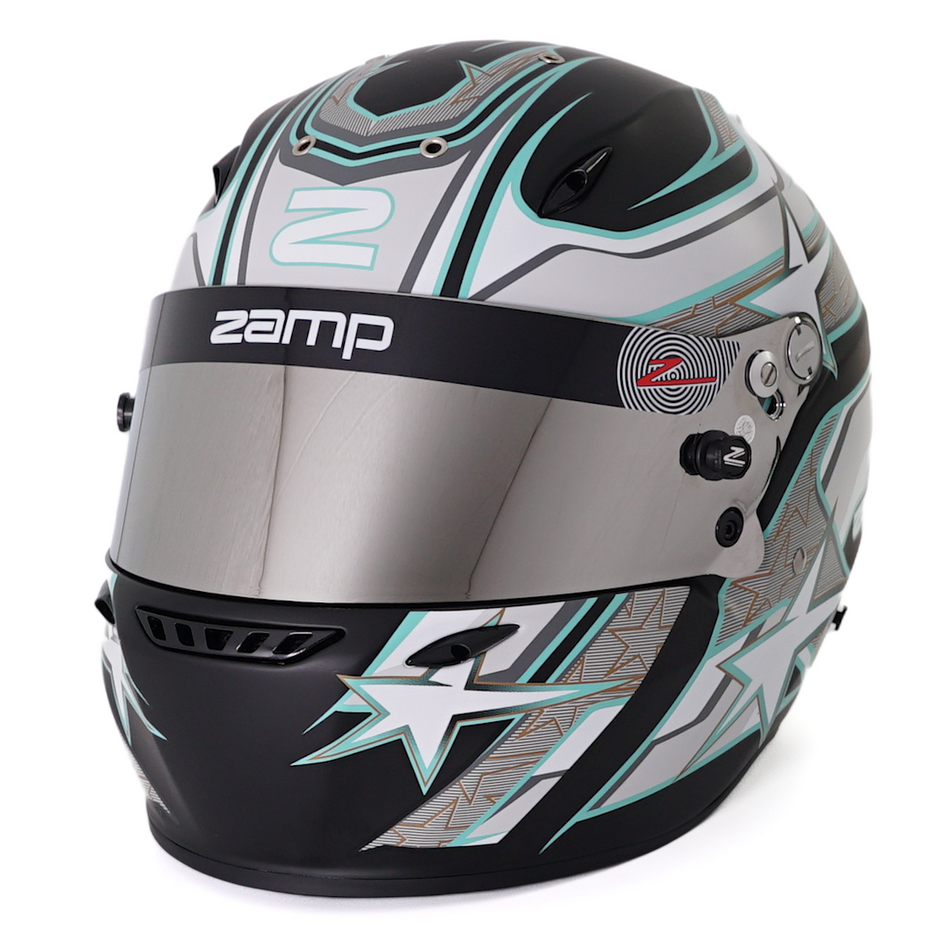 ZAMP ZR-72 Matte Black / Grey / Blue