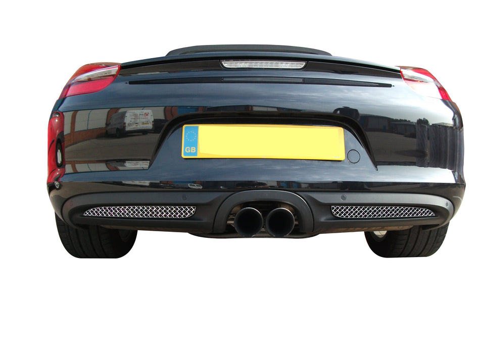 Zunsport Rear Grille Set for Porsche Cayman 981 S Without Sensors PDK